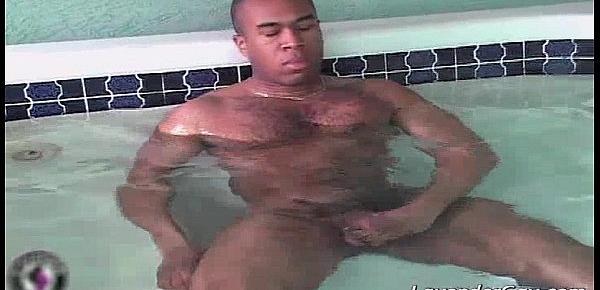  Malik and his big cock in the spa gay porno